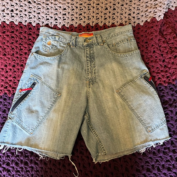 Jean Rocawear Taille 12 Garçon - Couleurs Cool Bleu, Jaune, Orange, Blanc, Occasion TB